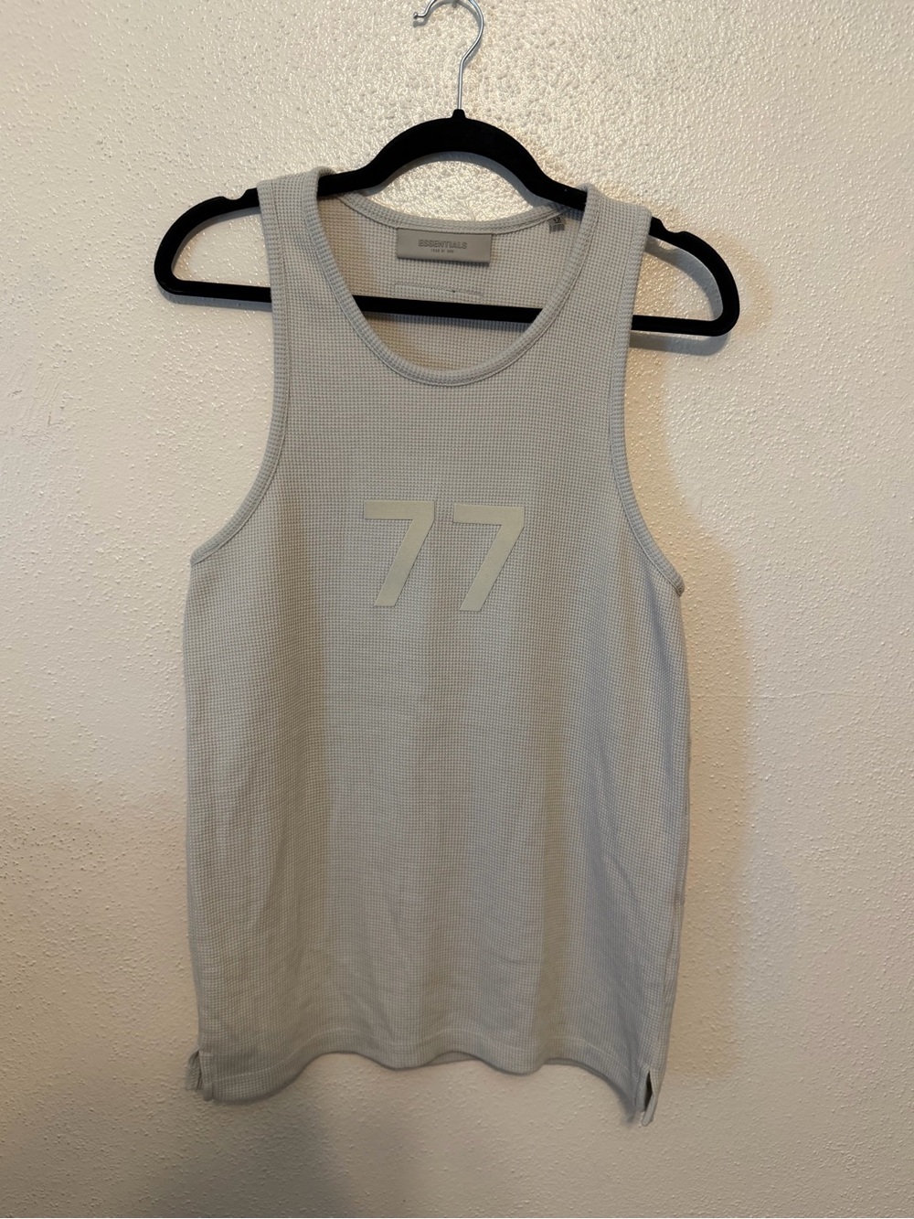 ESSENTIALS Men’s 77 Waffle Tank - Size 12